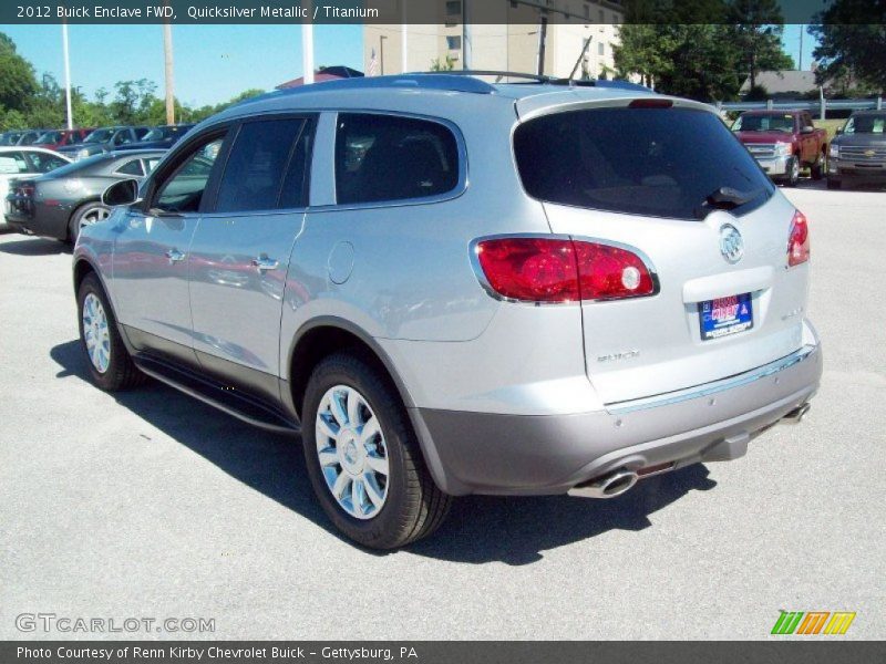 Quicksilver Metallic / Titanium 2012 Buick Enclave FWD