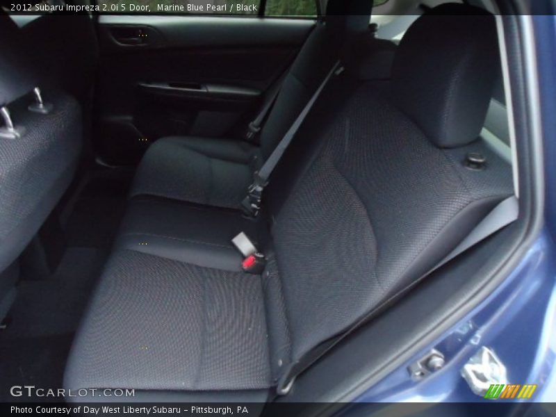 Marine Blue Pearl / Black 2012 Subaru Impreza 2.0i 5 Door