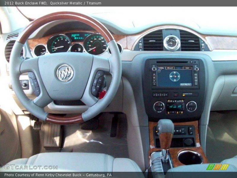 Quicksilver Metallic / Titanium 2012 Buick Enclave FWD