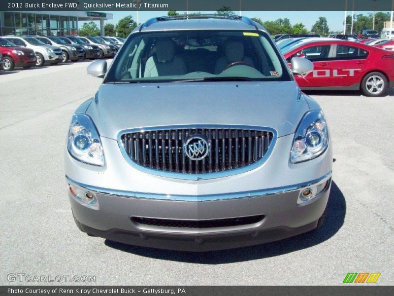 Quicksilver Metallic / Titanium 2012 Buick Enclave FWD