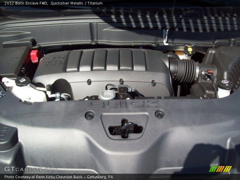 Quicksilver Metallic / Titanium 2012 Buick Enclave FWD