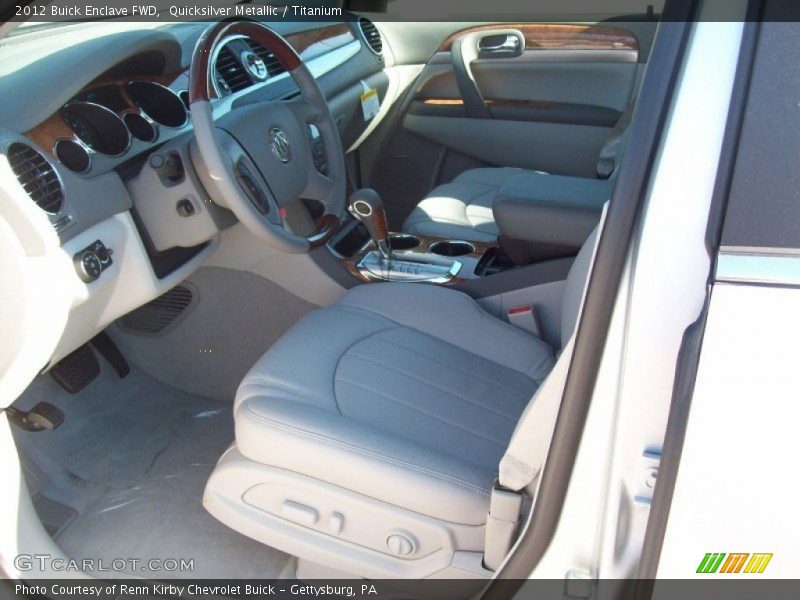 Quicksilver Metallic / Titanium 2012 Buick Enclave FWD