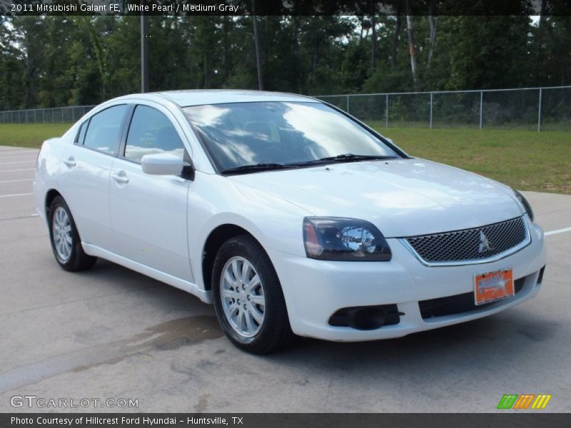 White Pearl / Medium Gray 2011 Mitsubishi Galant FE