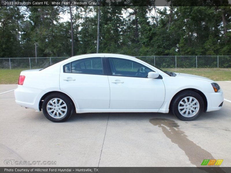White Pearl / Medium Gray 2011 Mitsubishi Galant FE