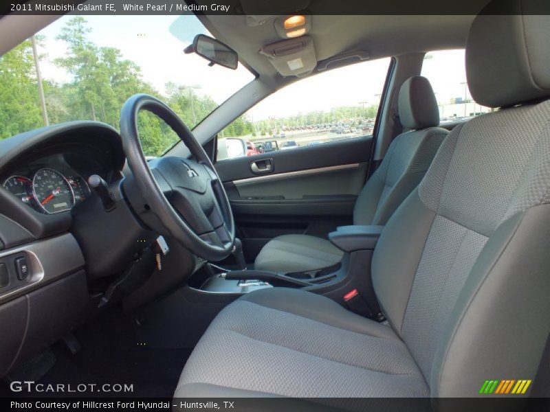 White Pearl / Medium Gray 2011 Mitsubishi Galant FE