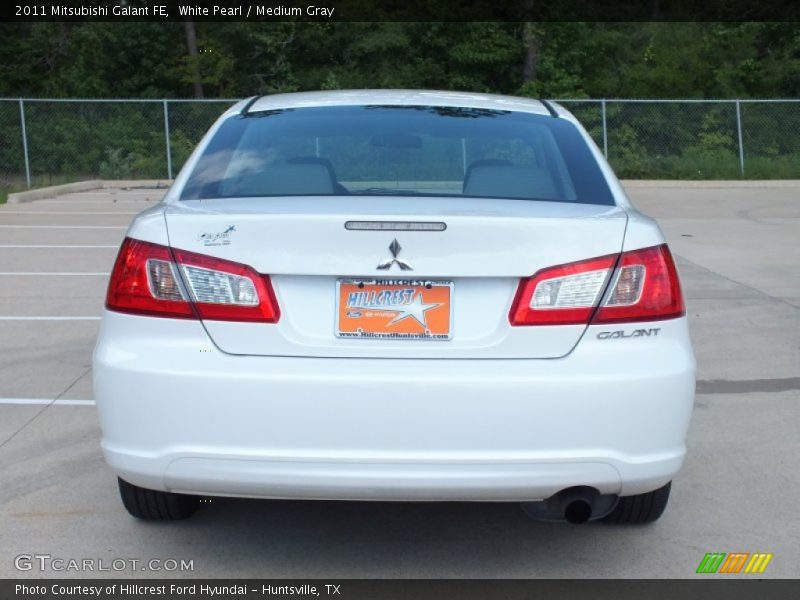 White Pearl / Medium Gray 2011 Mitsubishi Galant FE