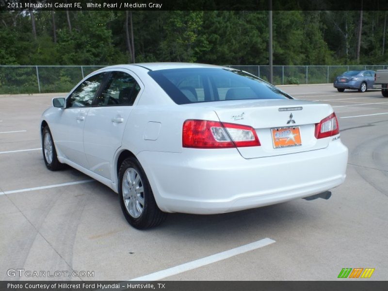 White Pearl / Medium Gray 2011 Mitsubishi Galant FE