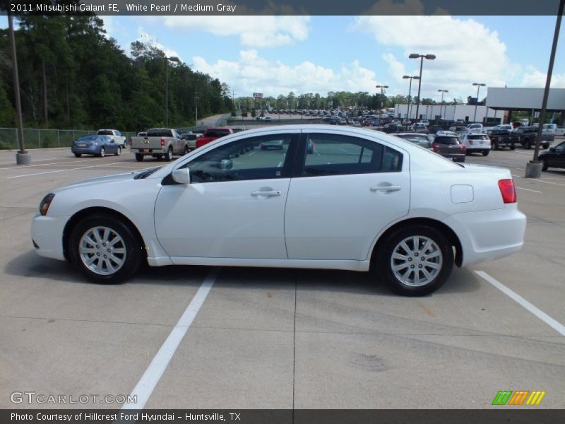 White Pearl / Medium Gray 2011 Mitsubishi Galant FE