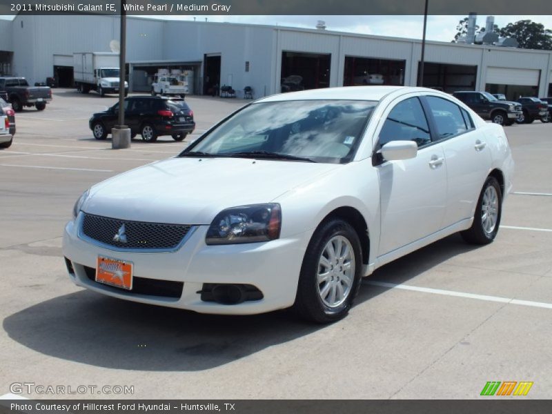 White Pearl / Medium Gray 2011 Mitsubishi Galant FE