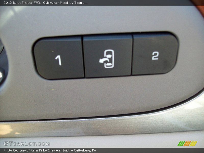 Quicksilver Metallic / Titanium 2012 Buick Enclave FWD