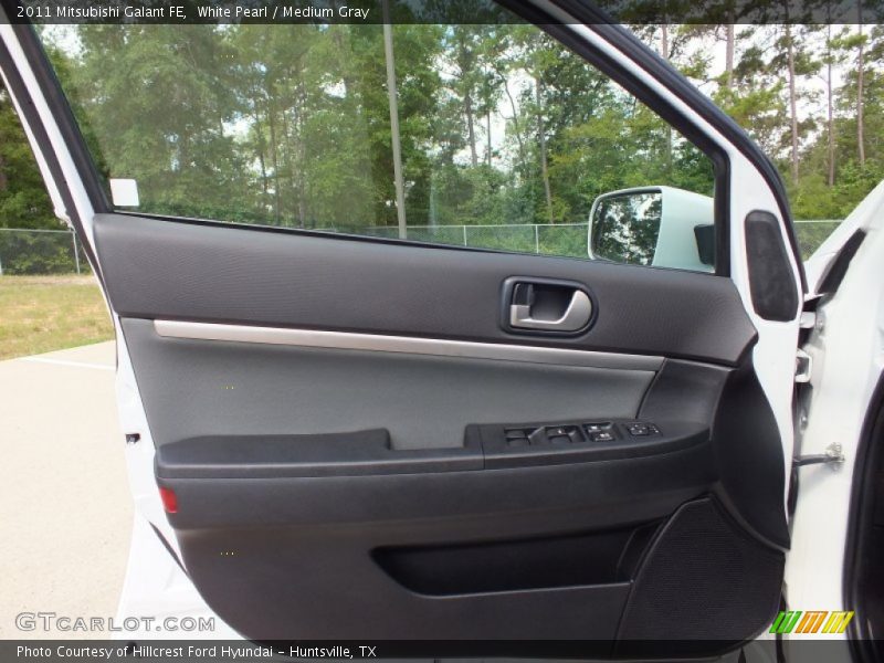 White Pearl / Medium Gray 2011 Mitsubishi Galant FE