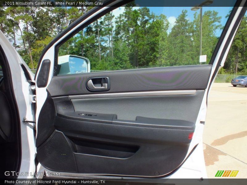 White Pearl / Medium Gray 2011 Mitsubishi Galant FE