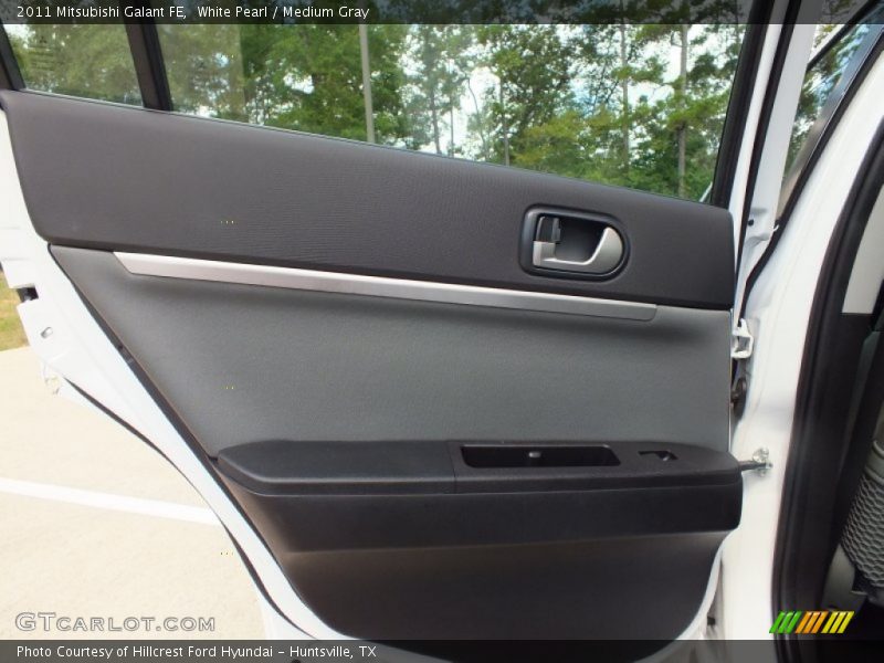 White Pearl / Medium Gray 2011 Mitsubishi Galant FE