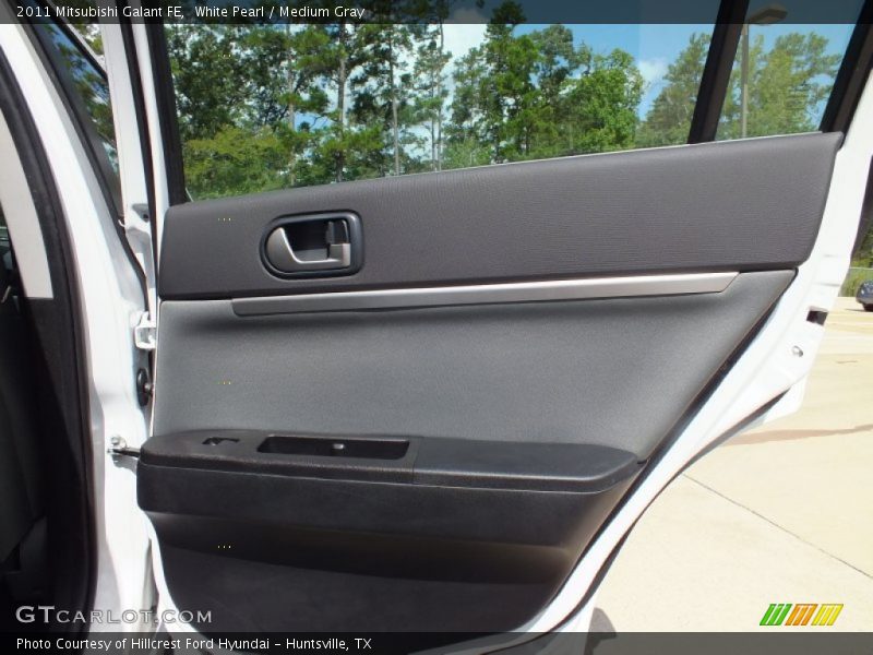 White Pearl / Medium Gray 2011 Mitsubishi Galant FE