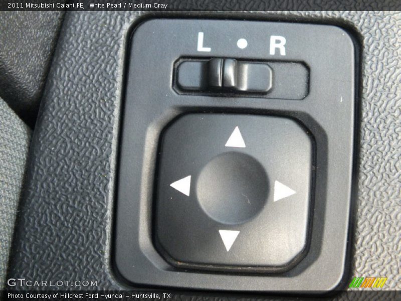 White Pearl / Medium Gray 2011 Mitsubishi Galant FE