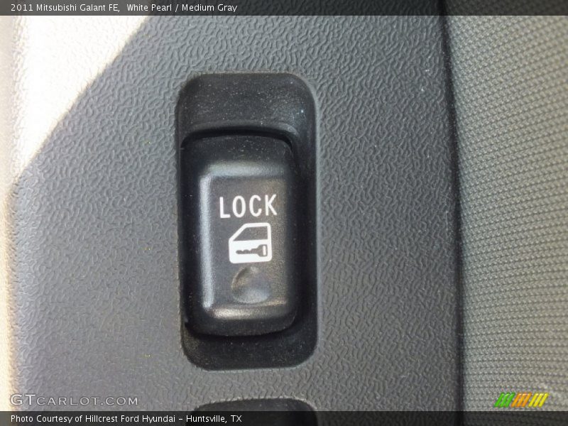 White Pearl / Medium Gray 2011 Mitsubishi Galant FE