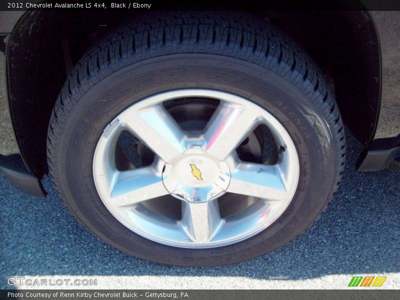 Black / Ebony 2012 Chevrolet Avalanche LS 4x4