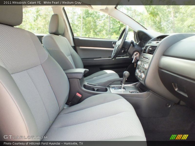 White Pearl / Medium Gray 2011 Mitsubishi Galant FE