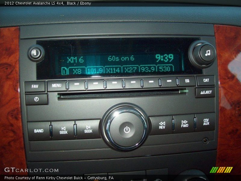 Black / Ebony 2012 Chevrolet Avalanche LS 4x4