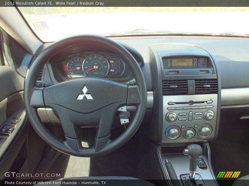 White Pearl / Medium Gray 2011 Mitsubishi Galant FE