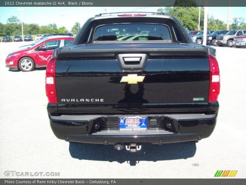 Black / Ebony 2012 Chevrolet Avalanche LS 4x4