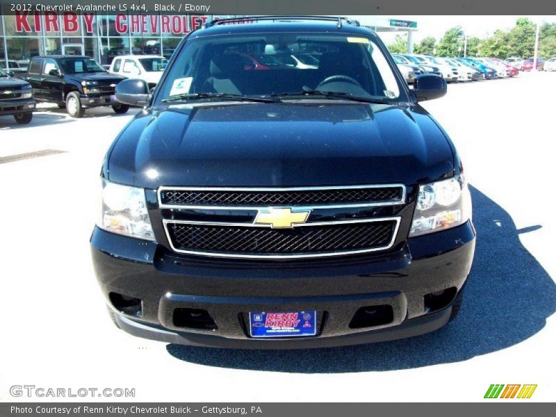 Black / Ebony 2012 Chevrolet Avalanche LS 4x4