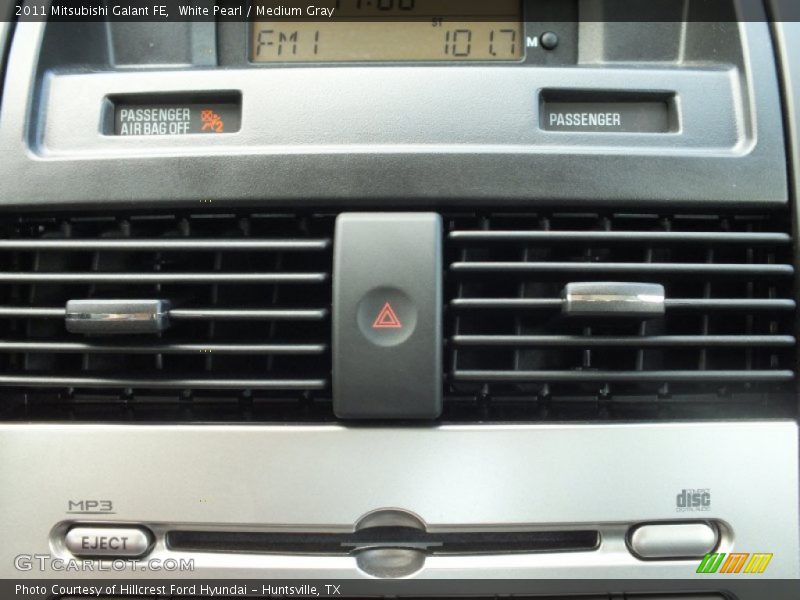 White Pearl / Medium Gray 2011 Mitsubishi Galant FE