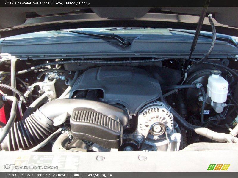 Black / Ebony 2012 Chevrolet Avalanche LS 4x4