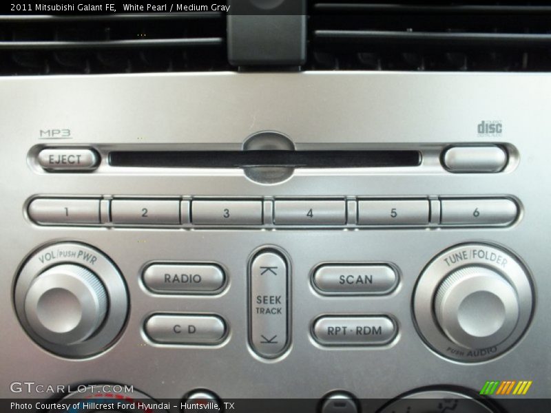 White Pearl / Medium Gray 2011 Mitsubishi Galant FE
