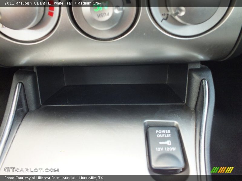 White Pearl / Medium Gray 2011 Mitsubishi Galant FE