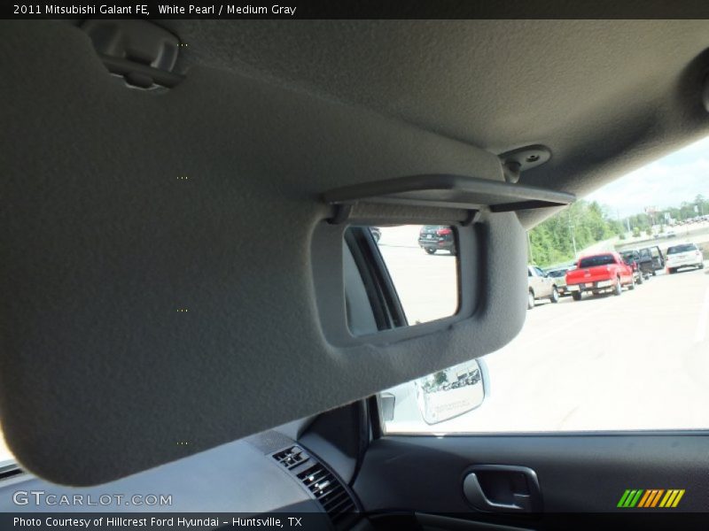 White Pearl / Medium Gray 2011 Mitsubishi Galant FE