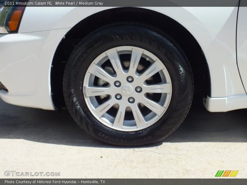 White Pearl / Medium Gray 2011 Mitsubishi Galant FE