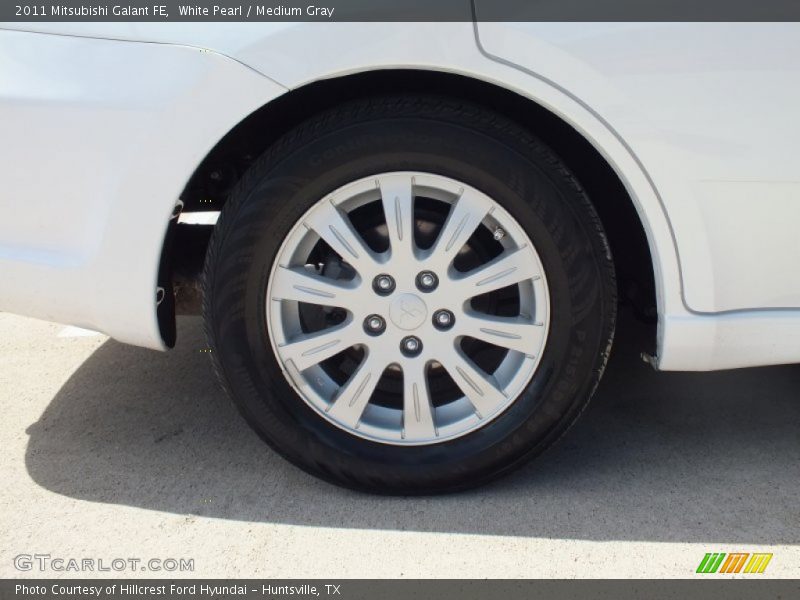 White Pearl / Medium Gray 2011 Mitsubishi Galant FE