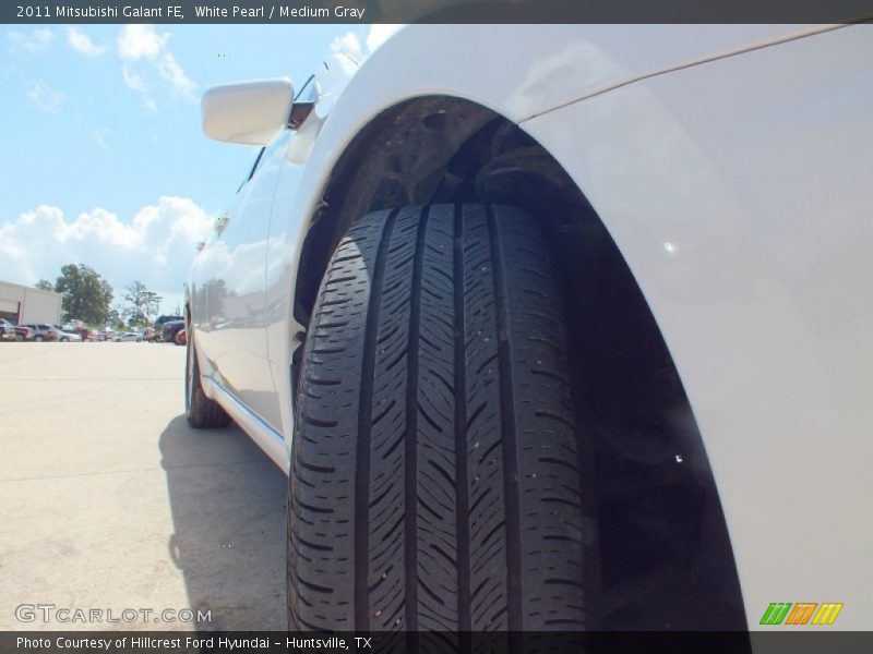White Pearl / Medium Gray 2011 Mitsubishi Galant FE