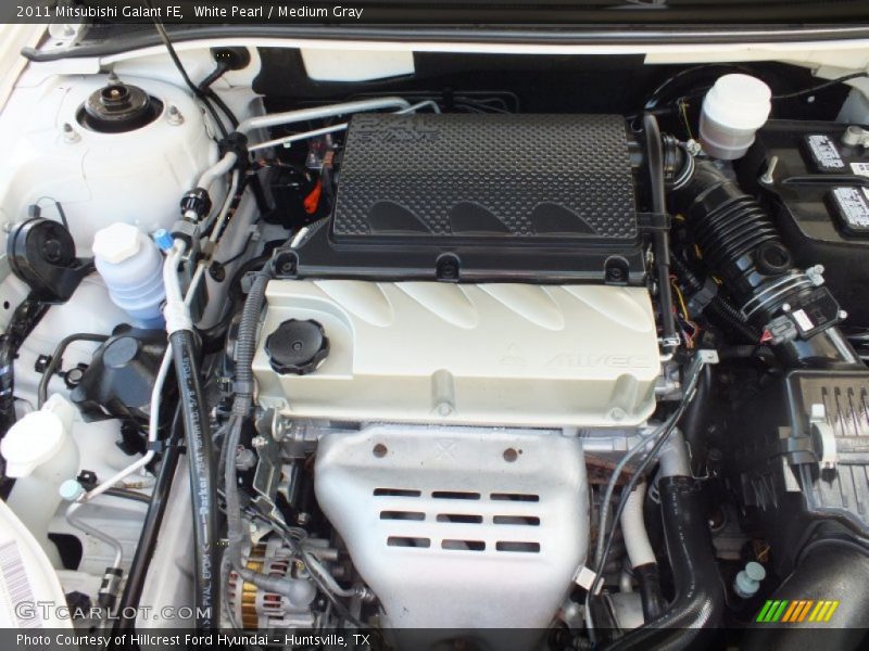 White Pearl / Medium Gray 2011 Mitsubishi Galant FE