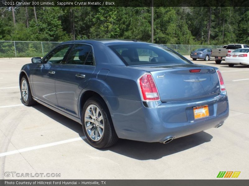 Sapphire Crystal Metallic / Black 2011 Chrysler 300 Limited