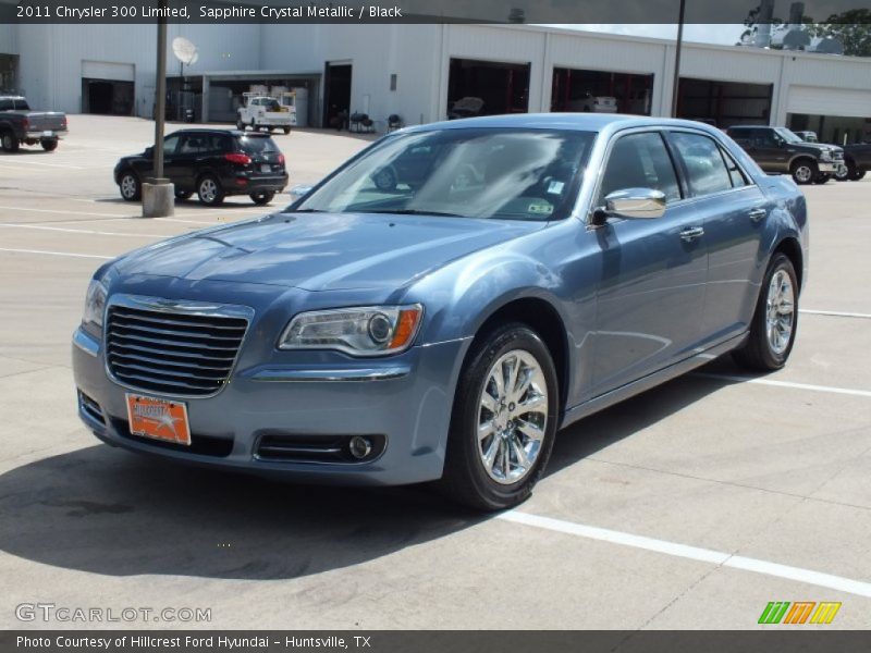 Sapphire Crystal Metallic / Black 2011 Chrysler 300 Limited