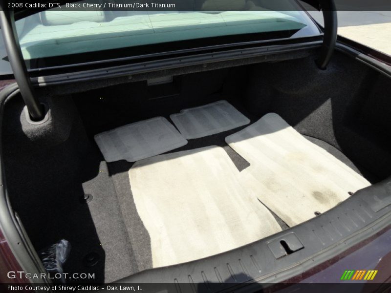 Black Cherry / Titanium/Dark Titanium 2008 Cadillac DTS