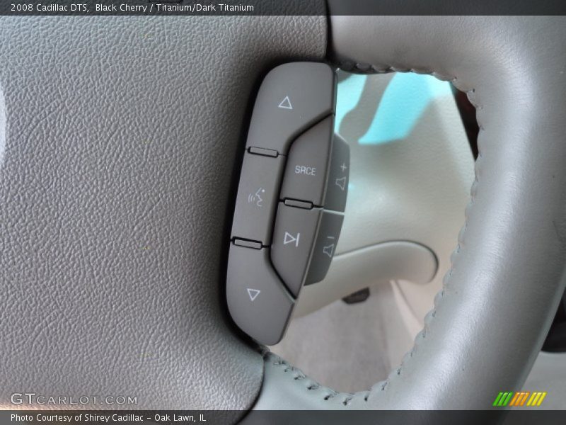 Black Cherry / Titanium/Dark Titanium 2008 Cadillac DTS