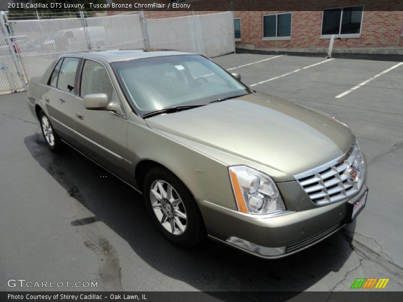Tuscan Bronze ChromFlair / Ebony 2011 Cadillac DTS Luxury