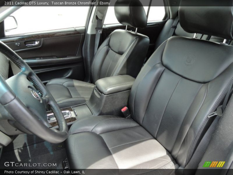 Front Seat of 2011 DTS Luxury