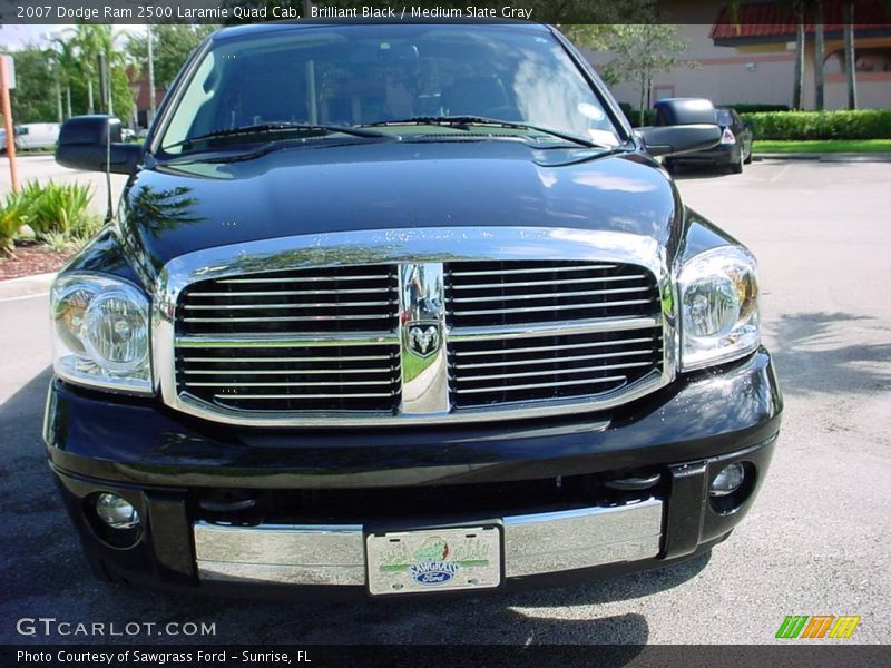 Brilliant Black / Medium Slate Gray 2007 Dodge Ram 2500 Laramie Quad Cab