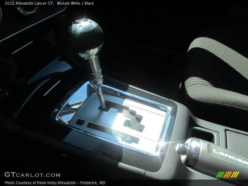 Wicked White / Black 2012 Mitsubishi Lancer GT