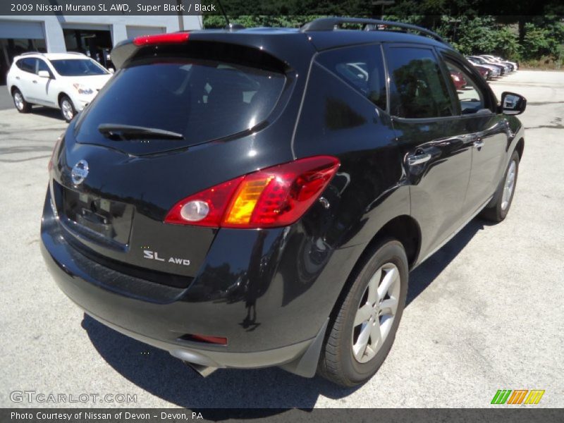Super Black / Black 2009 Nissan Murano SL AWD