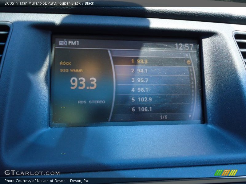 Super Black / Black 2009 Nissan Murano SL AWD