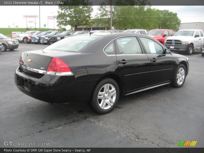 Black / Gray 2011 Chevrolet Impala LT
