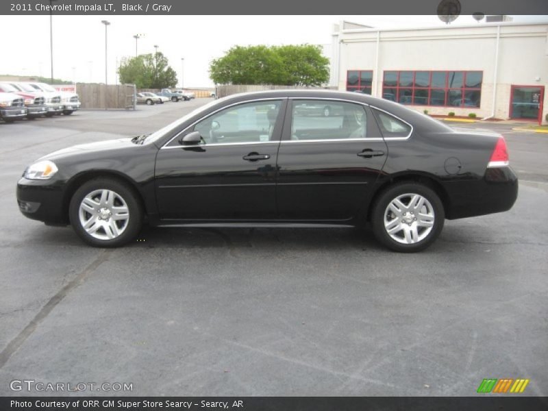 Black / Gray 2011 Chevrolet Impala LT