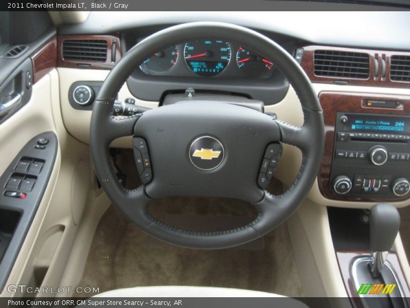 Black / Gray 2011 Chevrolet Impala LT