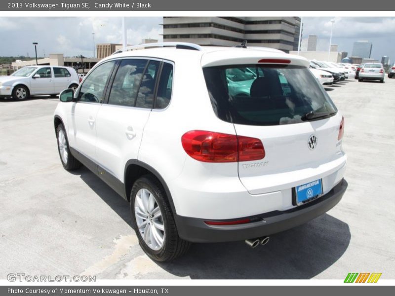 Candy White / Black 2013 Volkswagen Tiguan SE