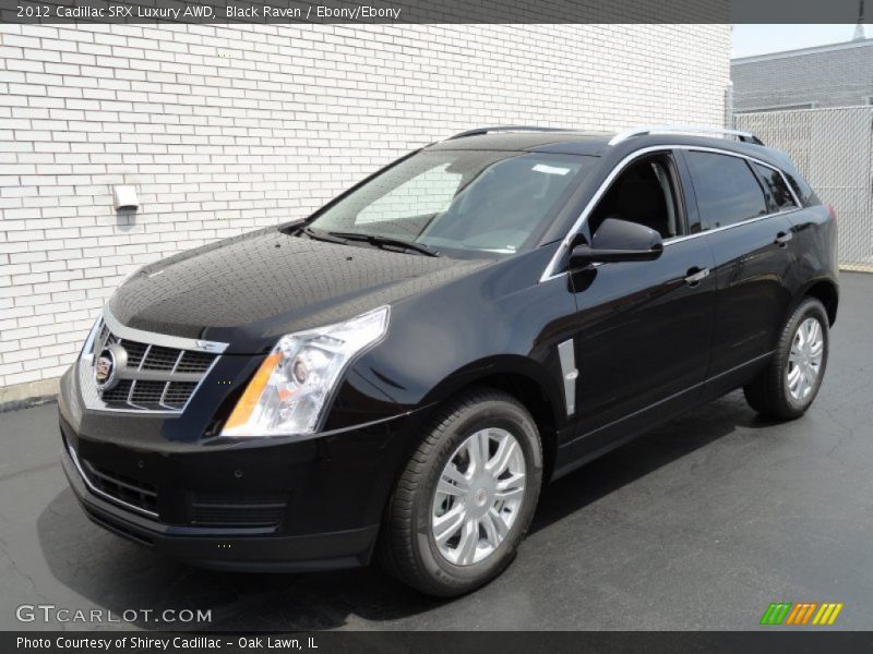 Black Raven / Ebony/Ebony 2012 Cadillac SRX Luxury AWD